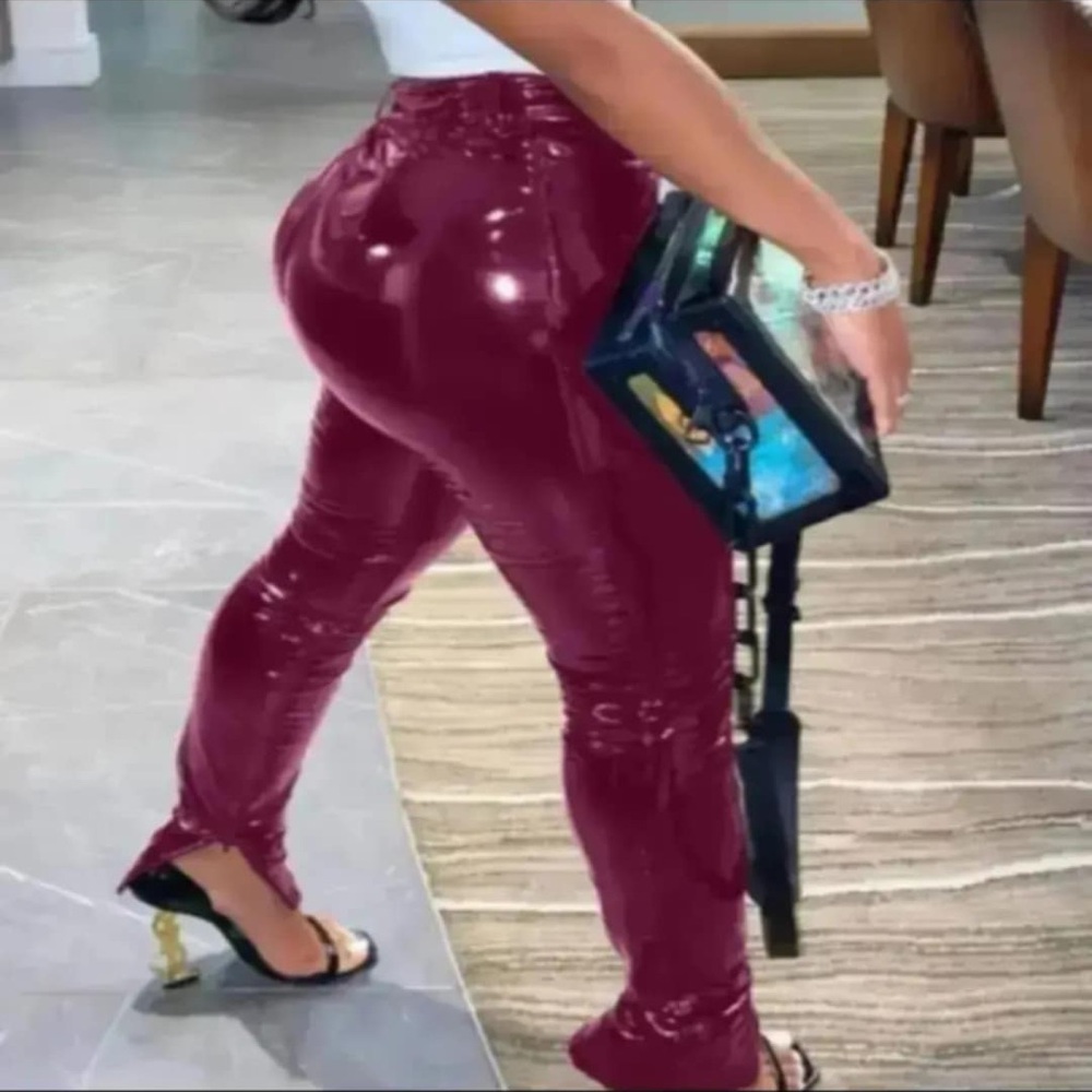 Women's Burgundy Pants
